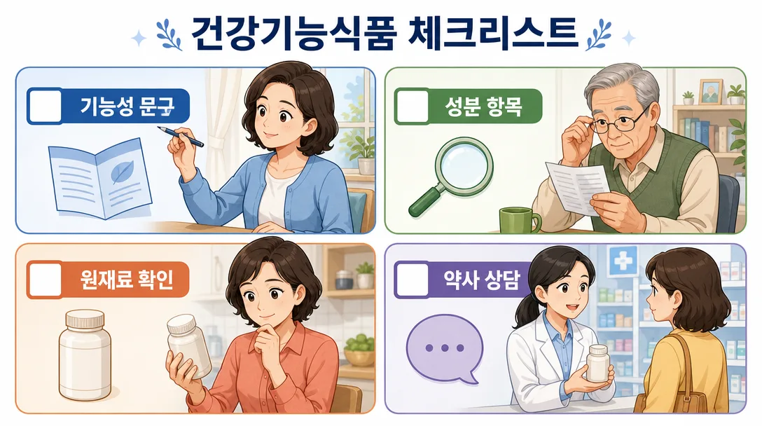 오메가3 고르는 법 — 구매 전 확인 순서를 정리한 체크리스트 인포그래픽