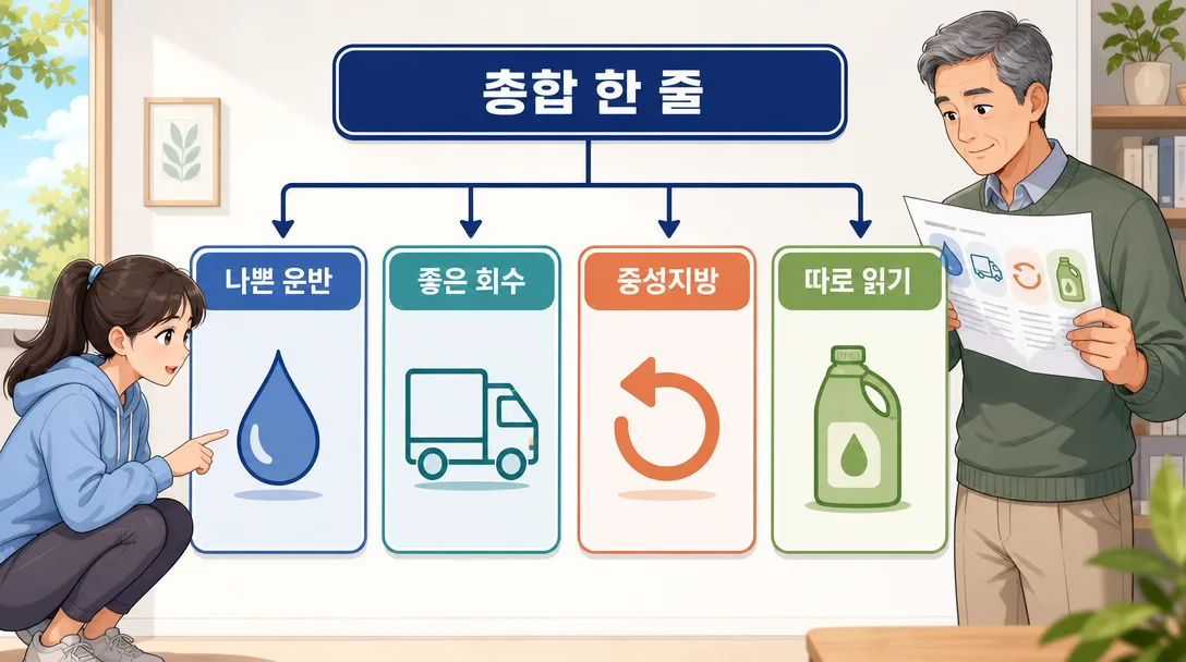 LDL HDL 차이를 포함한 지질 검사 네 항목 구성 인포그래픽